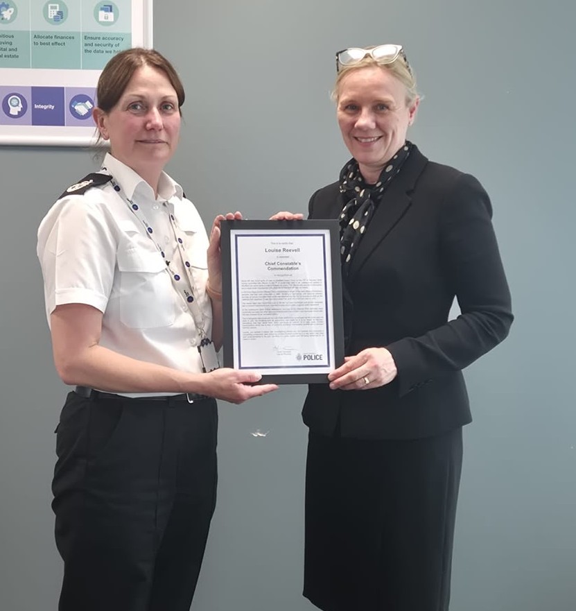 Louise Reevell: Chief Constable’s Commendation